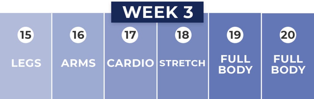 week 3 of beginner workout plan