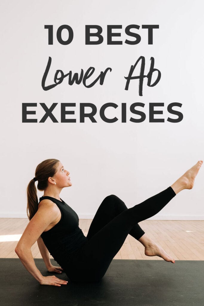 The 10 BEST Lower Ab Exercises for Women Pin for pinterest