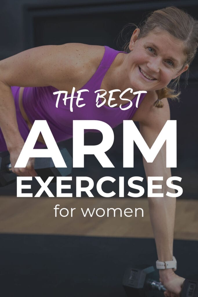 Arm Toning Workout Pin for pinterest